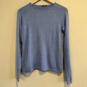 J. McLaughlin Crewneck Sweater Long Sleeve Cotton Blend XS